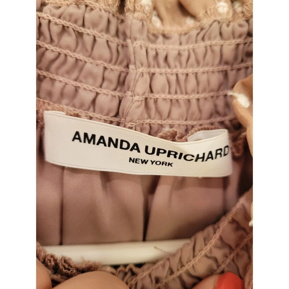 Amanda Uprichard‎ Halter Mini Dress Revolve Polka Dot Sleeveless Women's M #20 - Picture 6 of 8